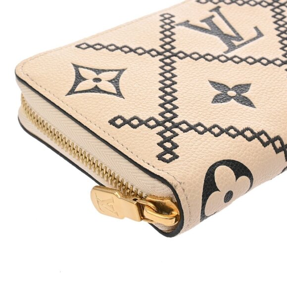 LOUIS VUITTON Monogram Ann Platt Zippy wallet Claims / Noir 800000136226000 - Picture 4 of 8